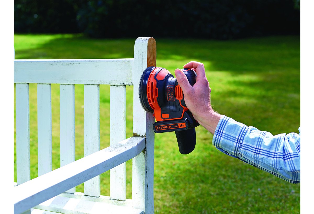 Μεγάλη και εργονομική λαβή του έκκεντρου τριβείου.